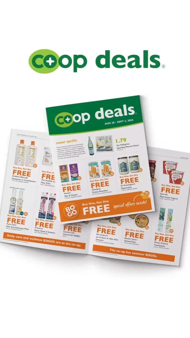 BOGO, like whoa! See all the deals at www.deals.coop. @coopgrocery