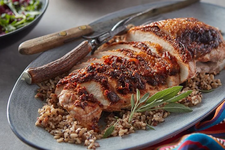 Ancho Rubbed Turkey Breast