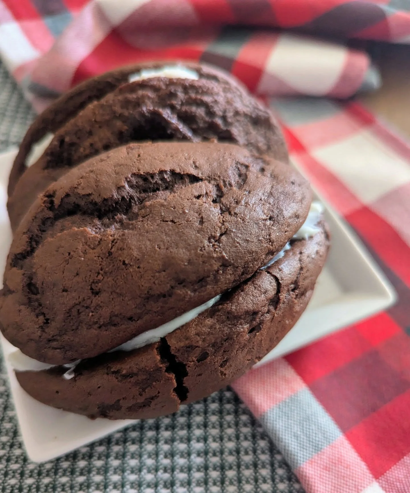 ❄️New❄️ Chocolate Peppermint Whoopie Pies, Peppermint Bark, and Shortbread available now from our co-op bakery!

Of course, you can find your usual favorites like cheesecake, pumpkin bread, and cookies made fresh daily!