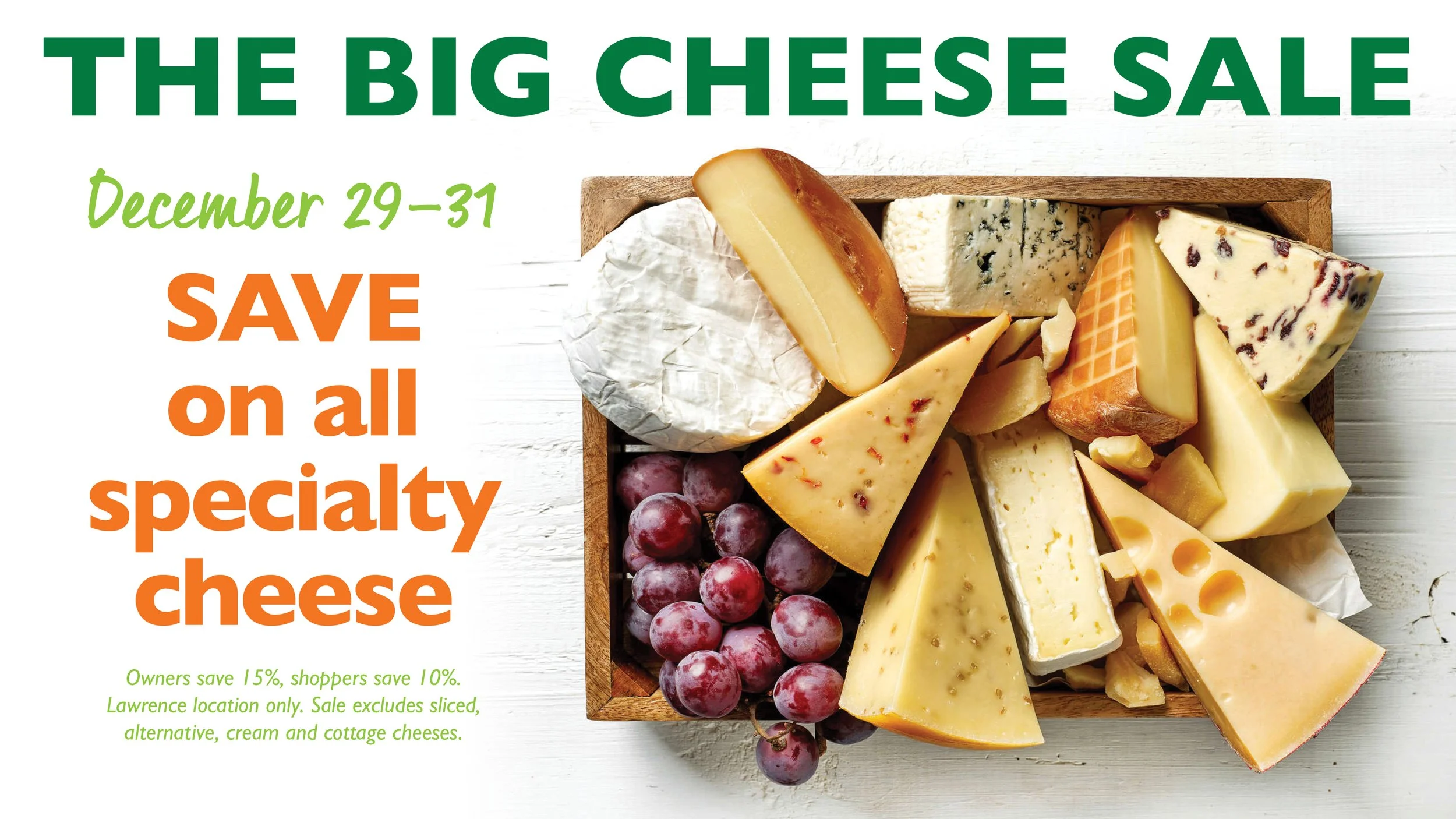 The Big Cheese Sale