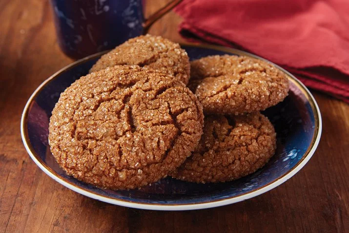   Spice Cookies with Crystallized Ginger    Get the recipe  