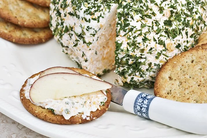 Holiday Cheddar Cheese Ball