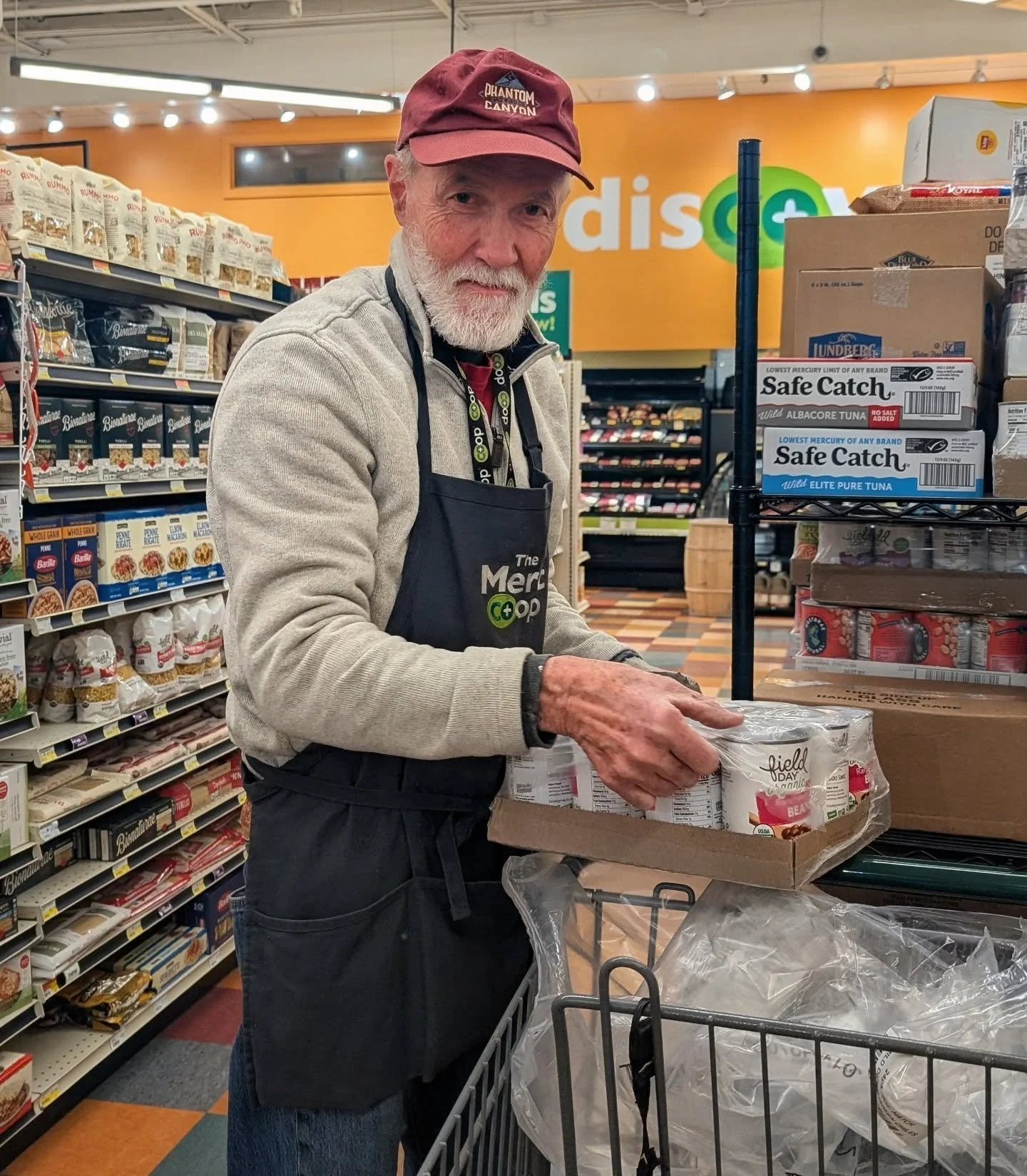 Snow Day prep is in full swing! ❄️ Shout out to the co-op team today for keeping the shelves stocked and the store looking great!