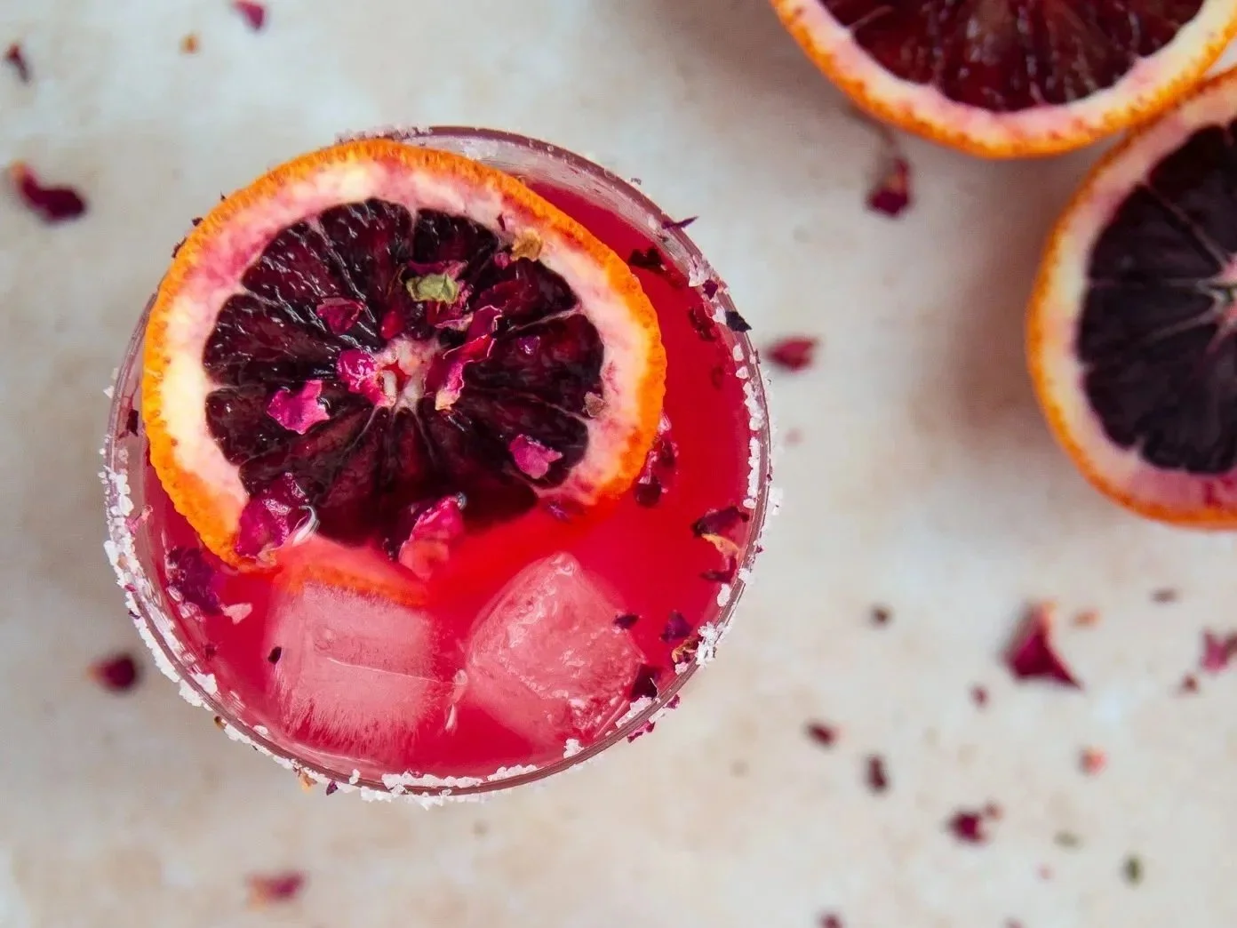 Rose &amp; Blood Orange Margarita