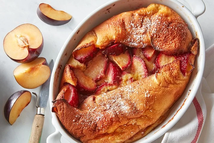 Stone Fruit Clafoutis with Cardamom