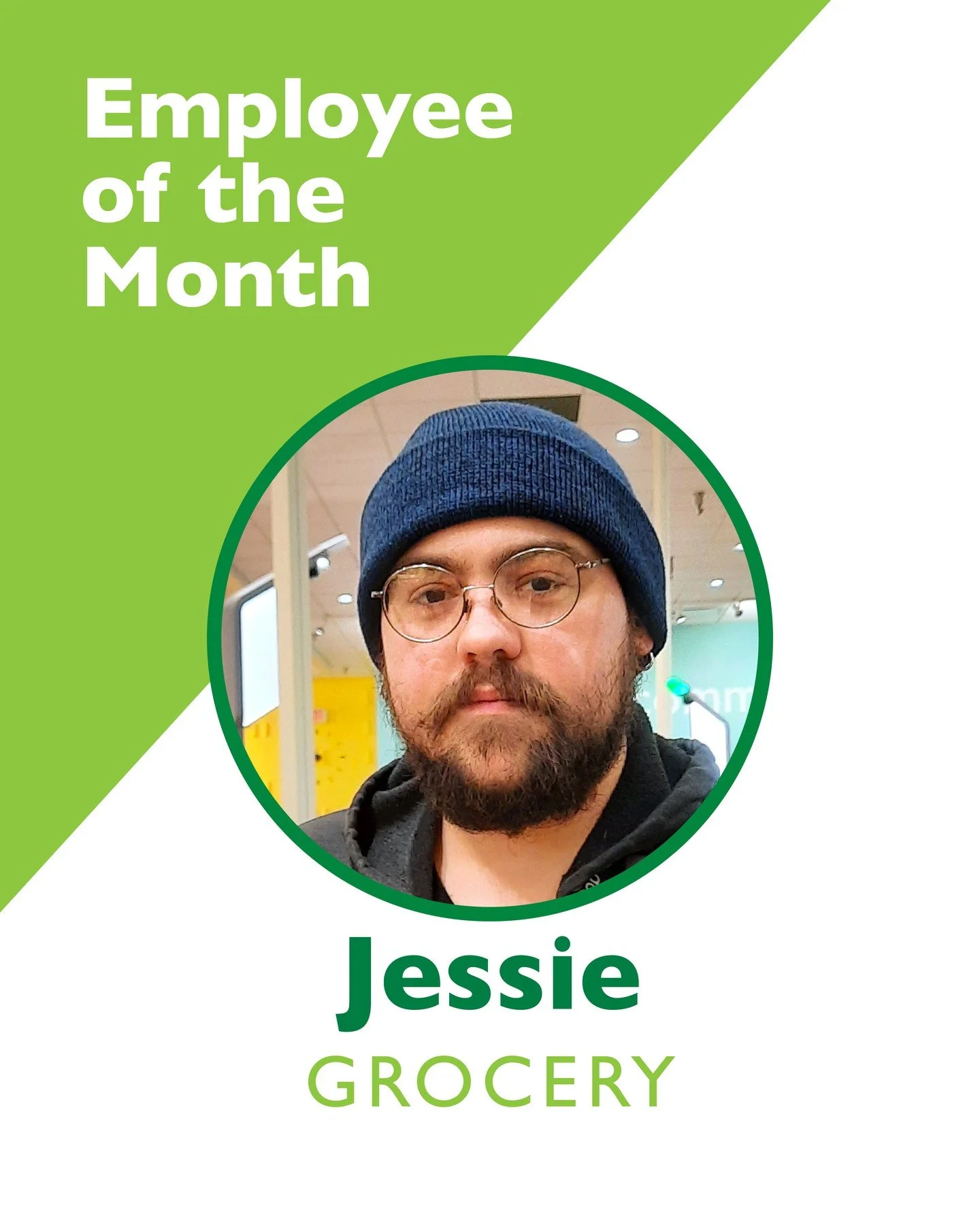 Congratulations to our March Employee of the Month, Jessie!

Jessie is a steadfast and dedicated member of our grocery team. We can count on him to make an impact on all areas of our operation. Jessie is a great communicator and frequent collaborator