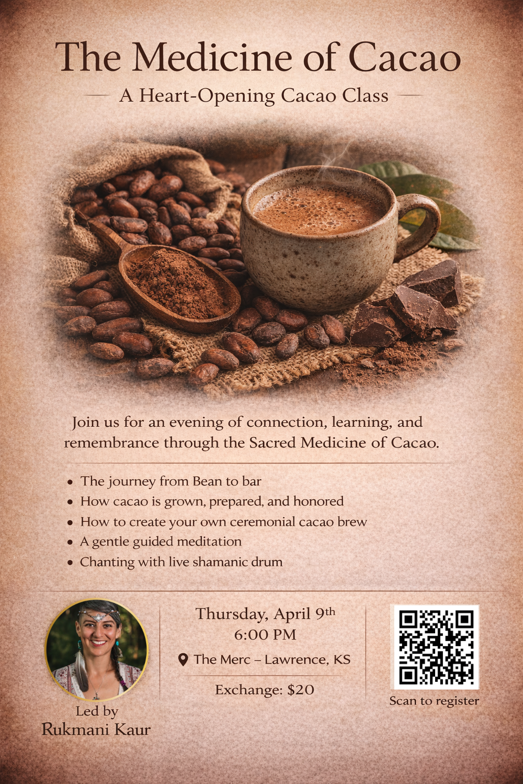 The Medicine of Cacao - A Heart-Opening Class