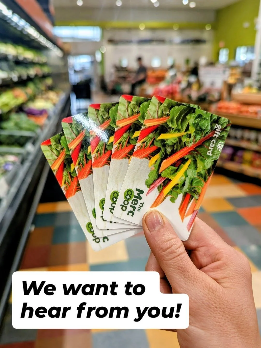 Take our shopper survey for a chance to win one of five $100 gift cards! 

We want to hear from you! The input of our owners and shoppers is important to us. We're asking for your feedback so we can better meet your needs. Head to our #linktree to ta