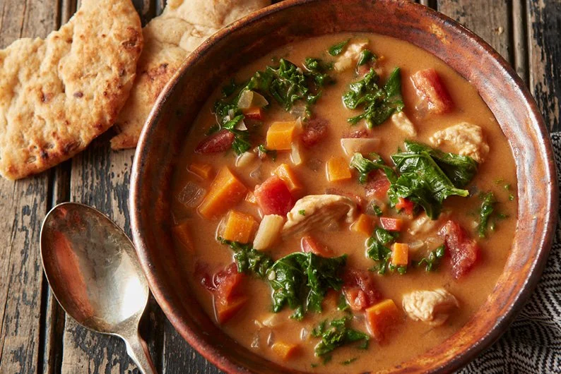 West African Peanut Soup with Chicken