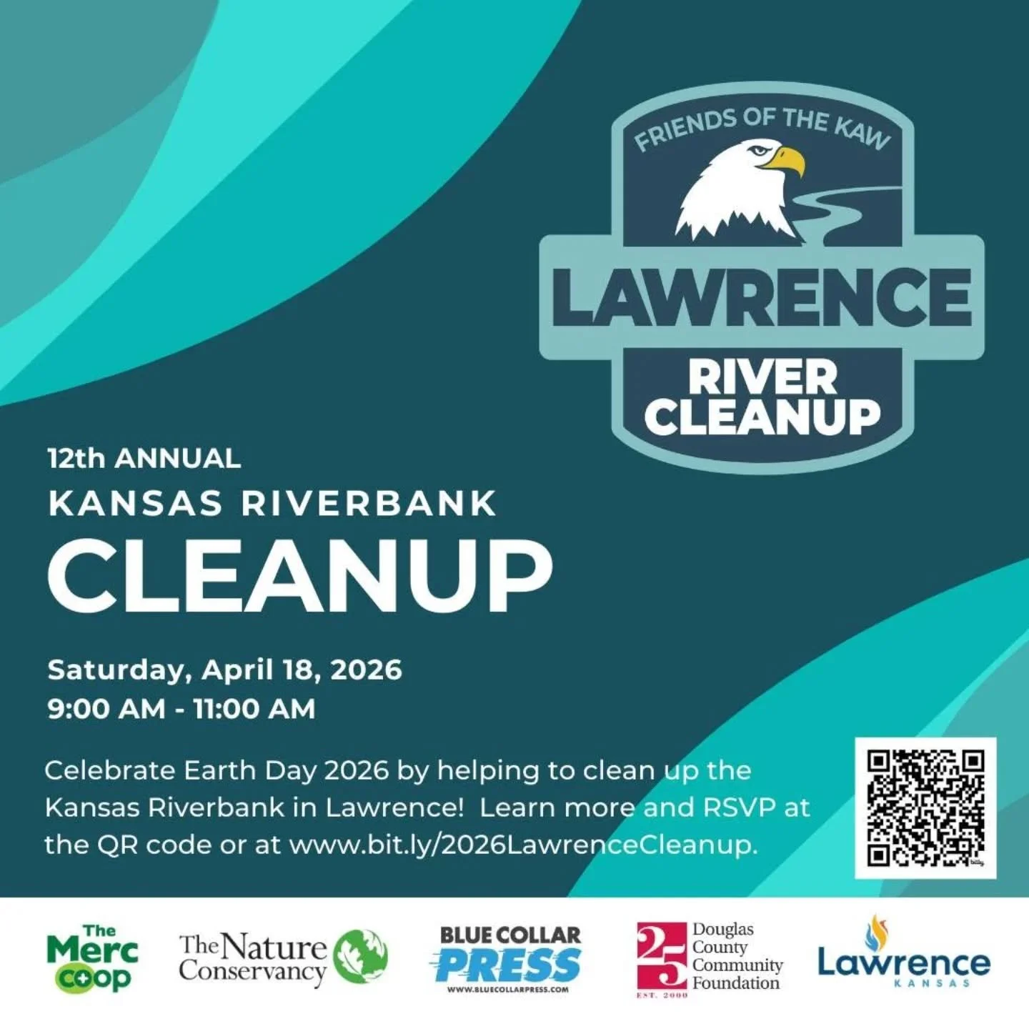 We are so excited to partner again with @friendsofthekawriverkeeper to celebrate Earth Day! 

It's their first cleanup of the season, and we would love for you to be there!! Remember, co-op owners earn store coupons when you volunteer! Learn more abo