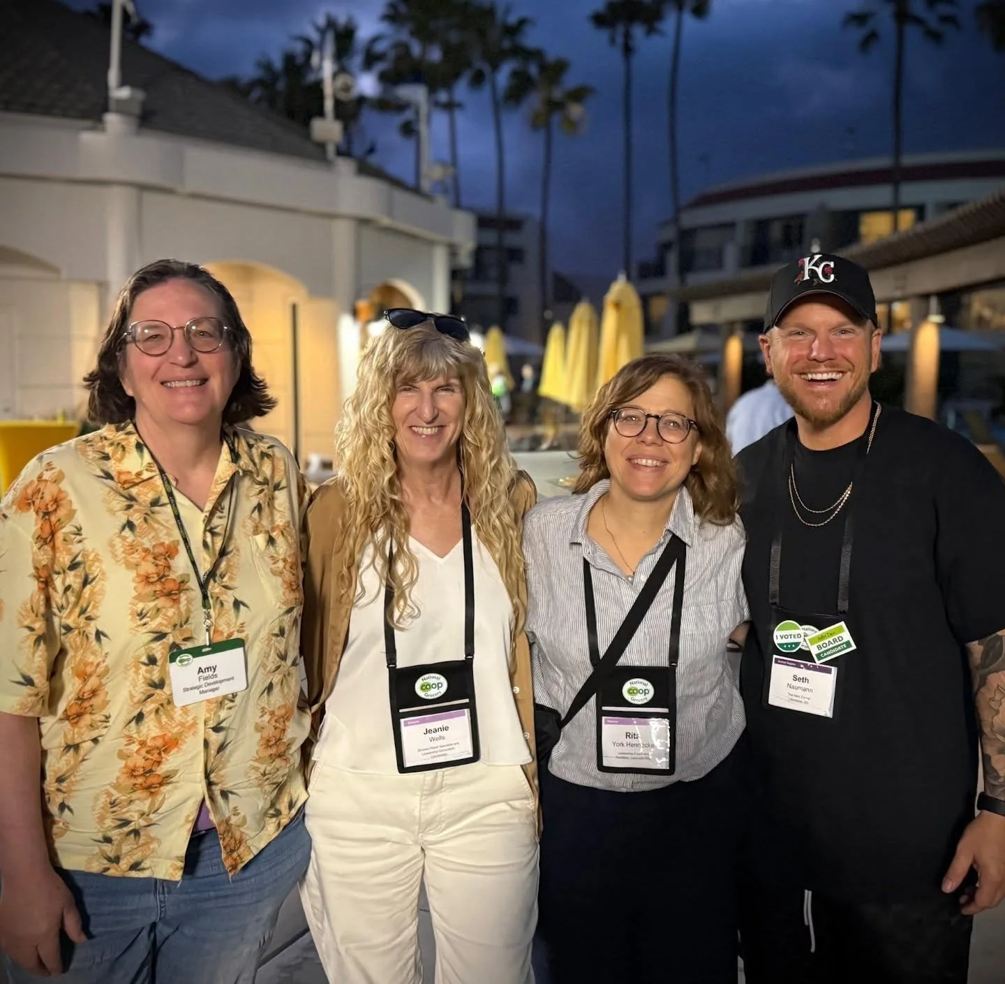 All four of The Merc Co+op General Managers since 1992 - together in one place (@coopgrocery) and serving the cooperative movement in unique ways! 💚

National Co-op Grocers is a co-op founded by co-ops to help them thrive. As a development co-op, NC