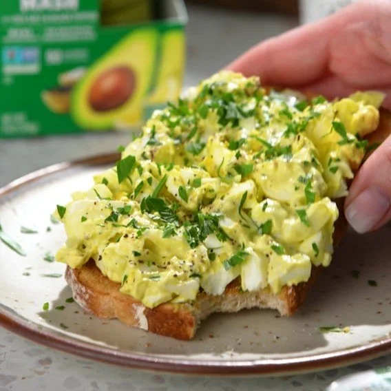 Avocado Mash Egg Salad