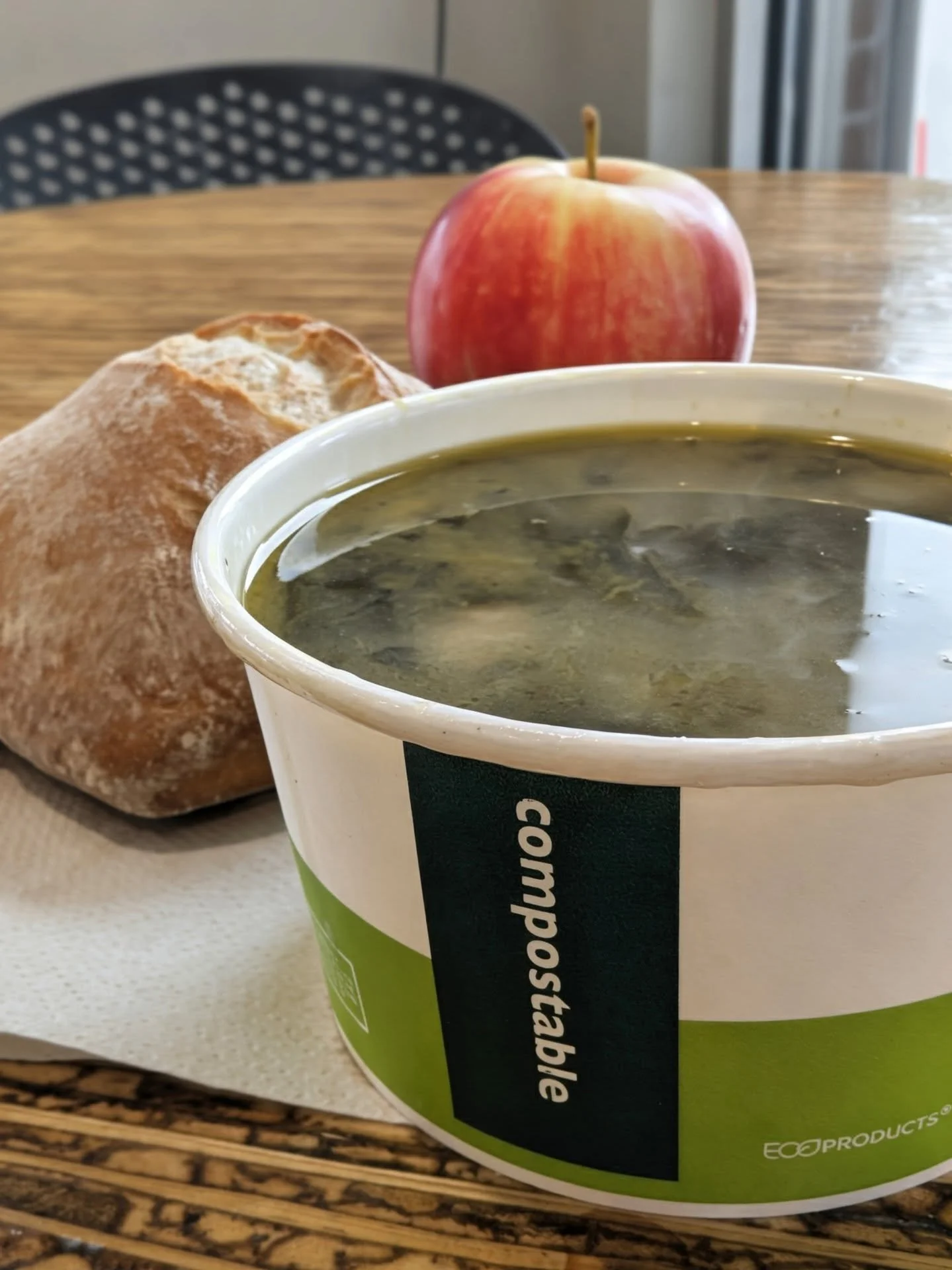 The perfect lunch doesn't exi- 🥣 + 🍎+ 🍞 (@wheatfieldsbkry)

Our seasonal soup menu is available on our website! Stop in 11 a.m. - 7 p.m. daily!