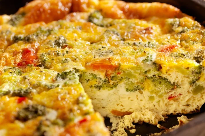 Broccoli Cheddar Frittata