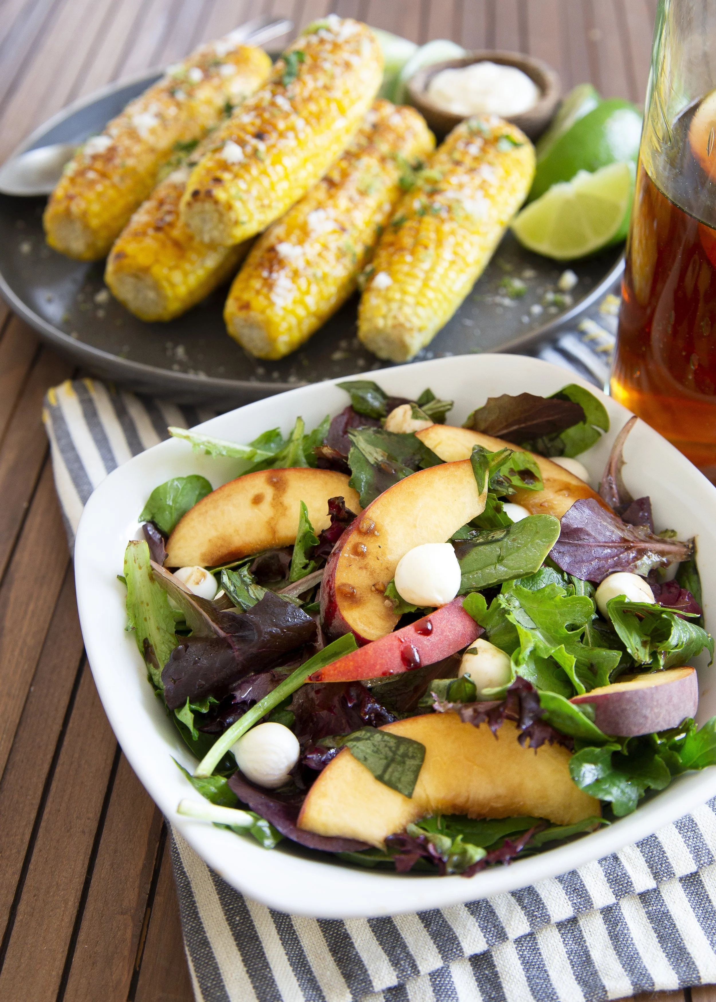 Balsamic Peach Salad