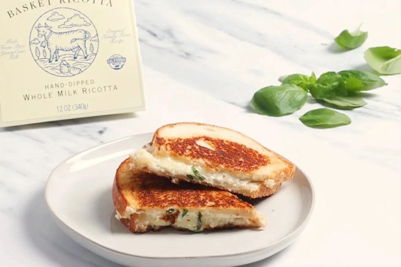 Ricotta Grilled Cheese Sandwich