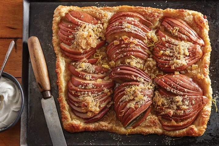   Pear Galette with Crystallized Ginger    Get the recipe  