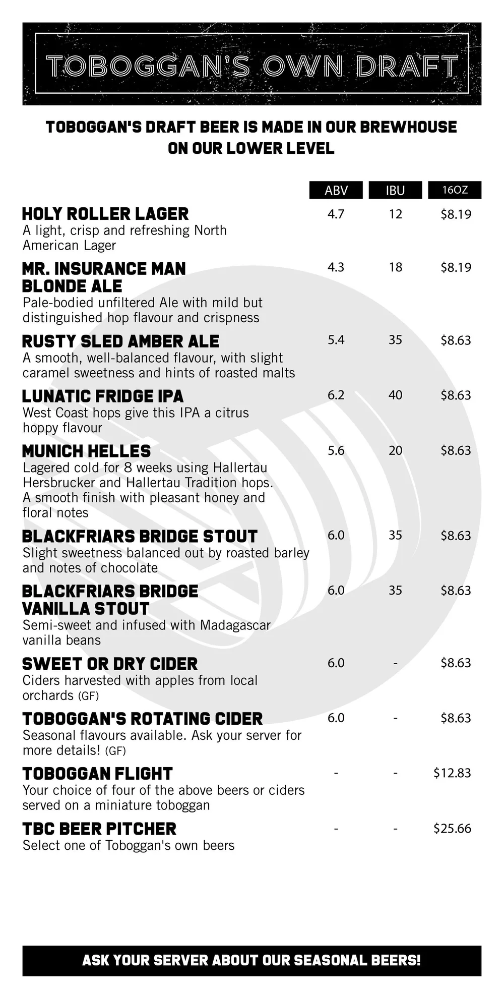 Toboggan Brewing Co