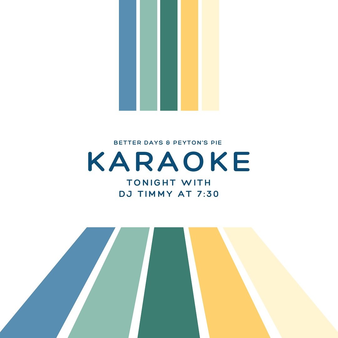 DJ Timmy is here tonight for KARAOKE 🎤 come sing your heart out (we may need a little liquid courage 🍻)!
