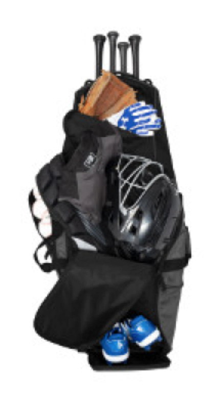 New Era® Shutout Wheeled Bat Bag retails for $118.00 plus decoration.