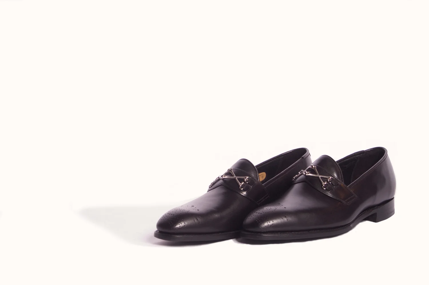 BARKER BLACK LEATHER SHOES SZ 10 M088_2.jpg?format=2500w main image 4