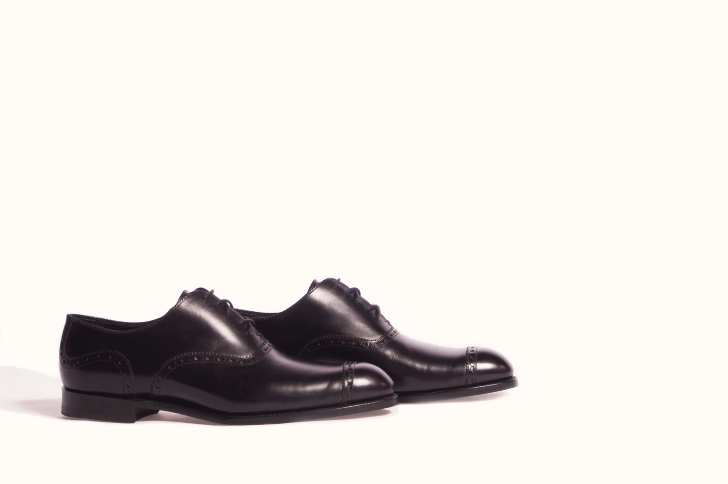 CLIFTON CAP TOE BARKER BLACK CLIFTON CAP TOE BARKER BLACK