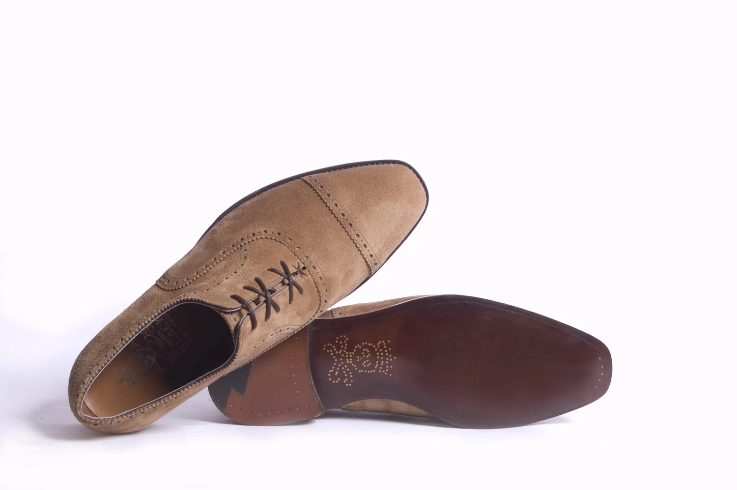 BARKER BLACK LEATHER SHOES SZ 10 M0806_3.jpg?format=2500w main image 4