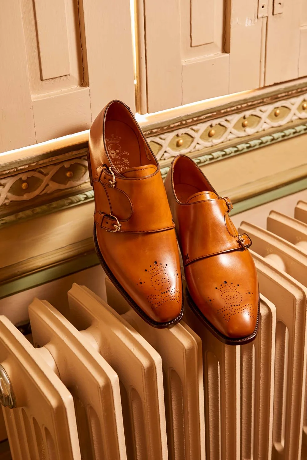 Barker Black - Double Monk Strap Shoes - 9 MOTTO MONK — BARKER BLACK main image 2