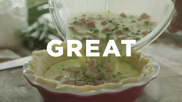 Cheese of Europe TV Campaign - Quiche with Ham and Cheese