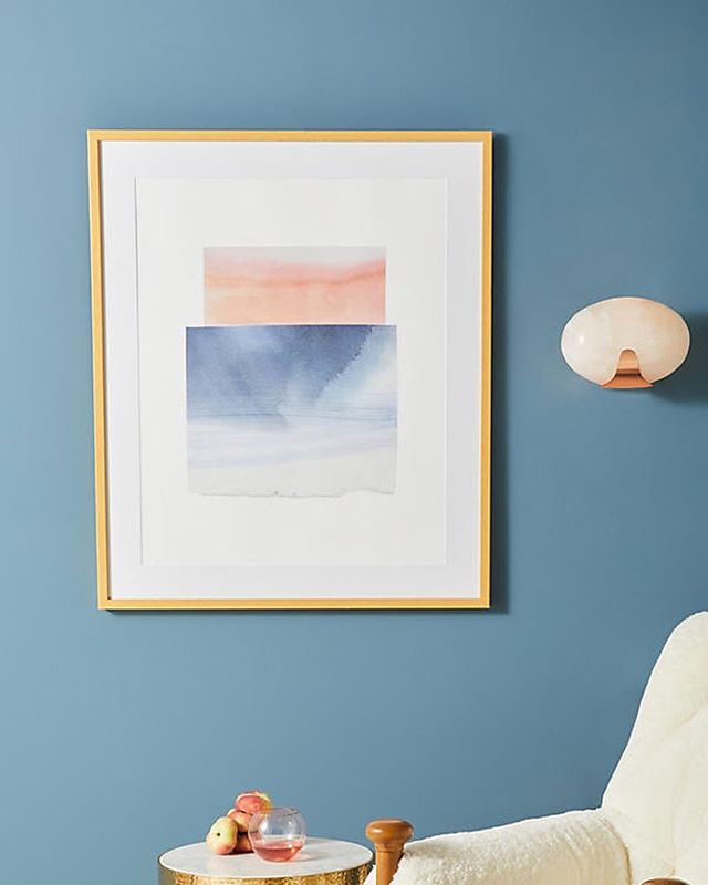 One of two new prints available through @anthropologie (photo from their site). Thank you @artfullywalls