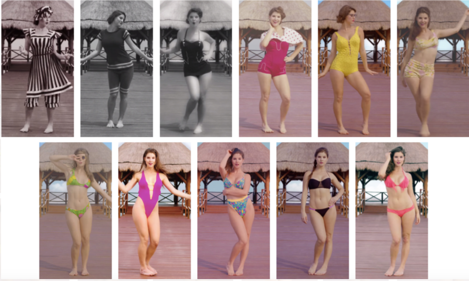 EVOLUTION OF THE BIKINI