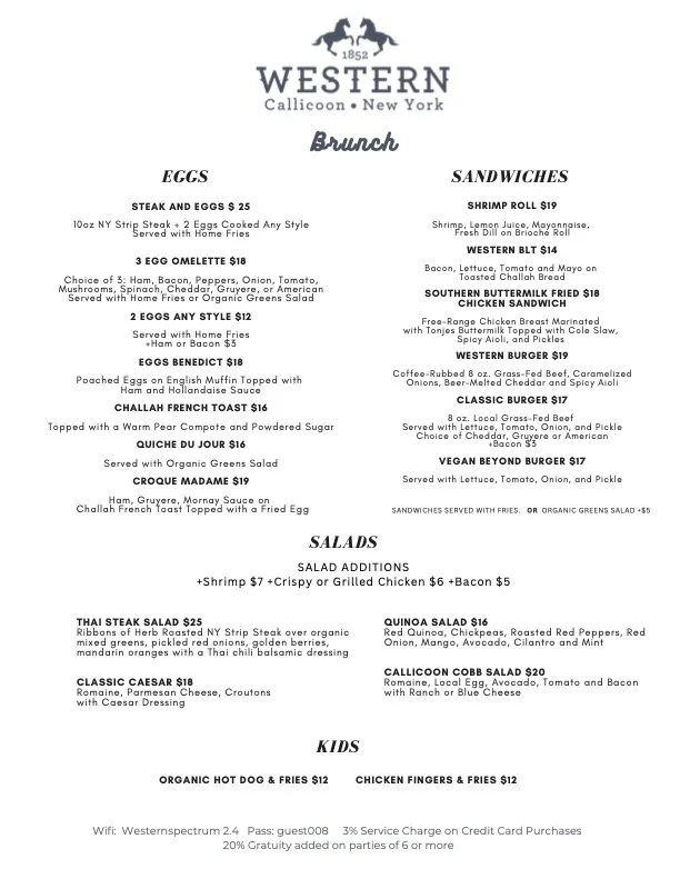 Eat & Drink — Western Inn