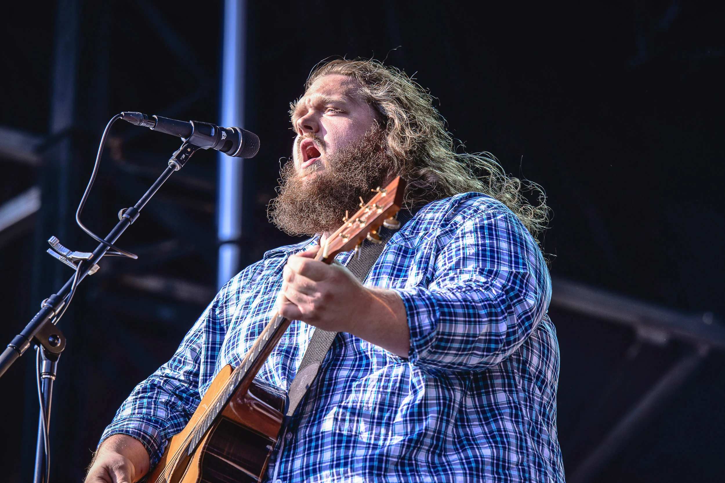 Matt Andersen with opener Kim Dunn