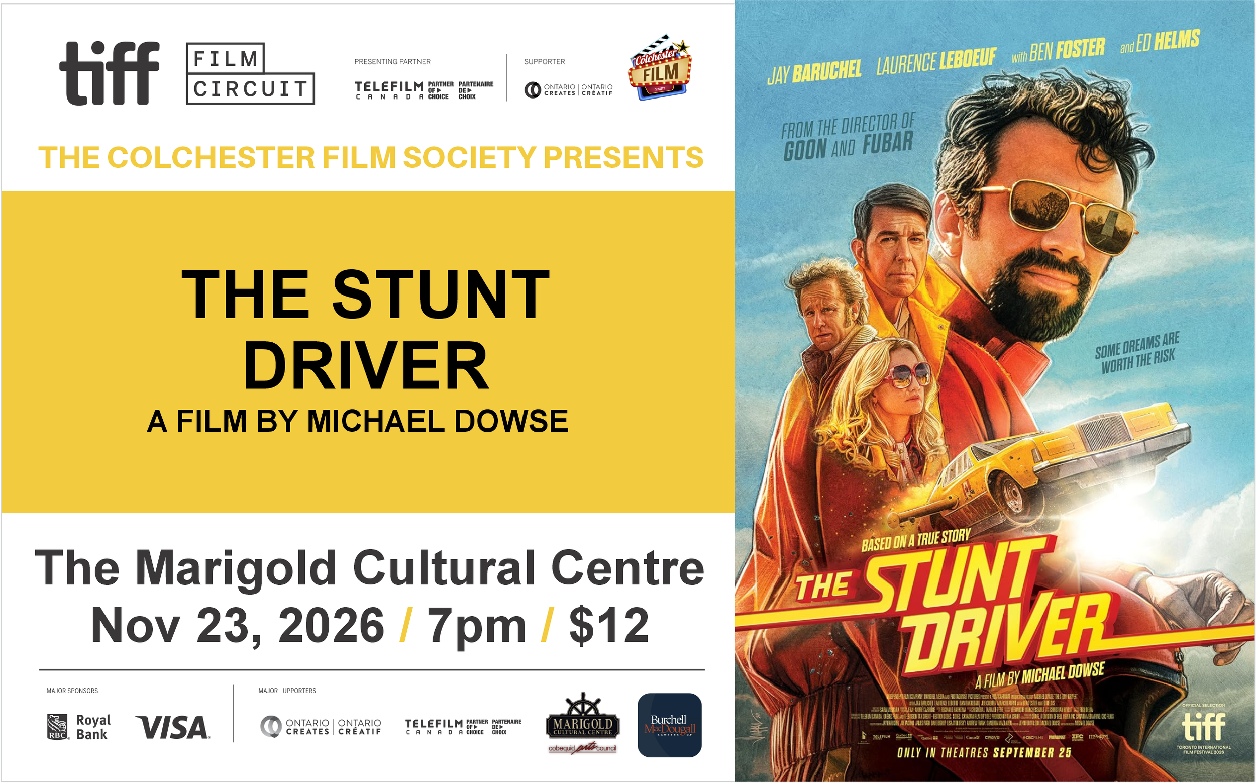 TIFF Film Circuit: The Stunt Driver