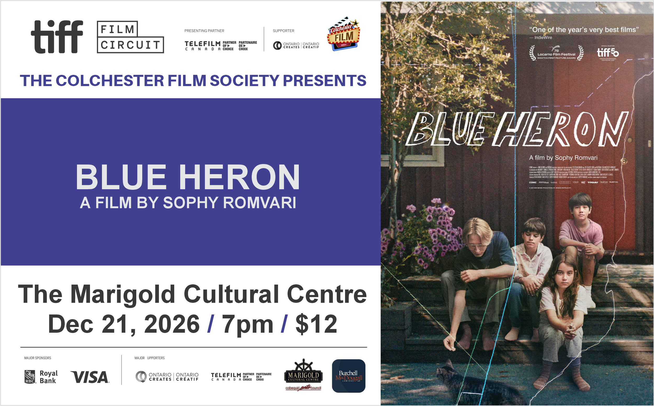 TIFF Film Circuit: Blue Heron