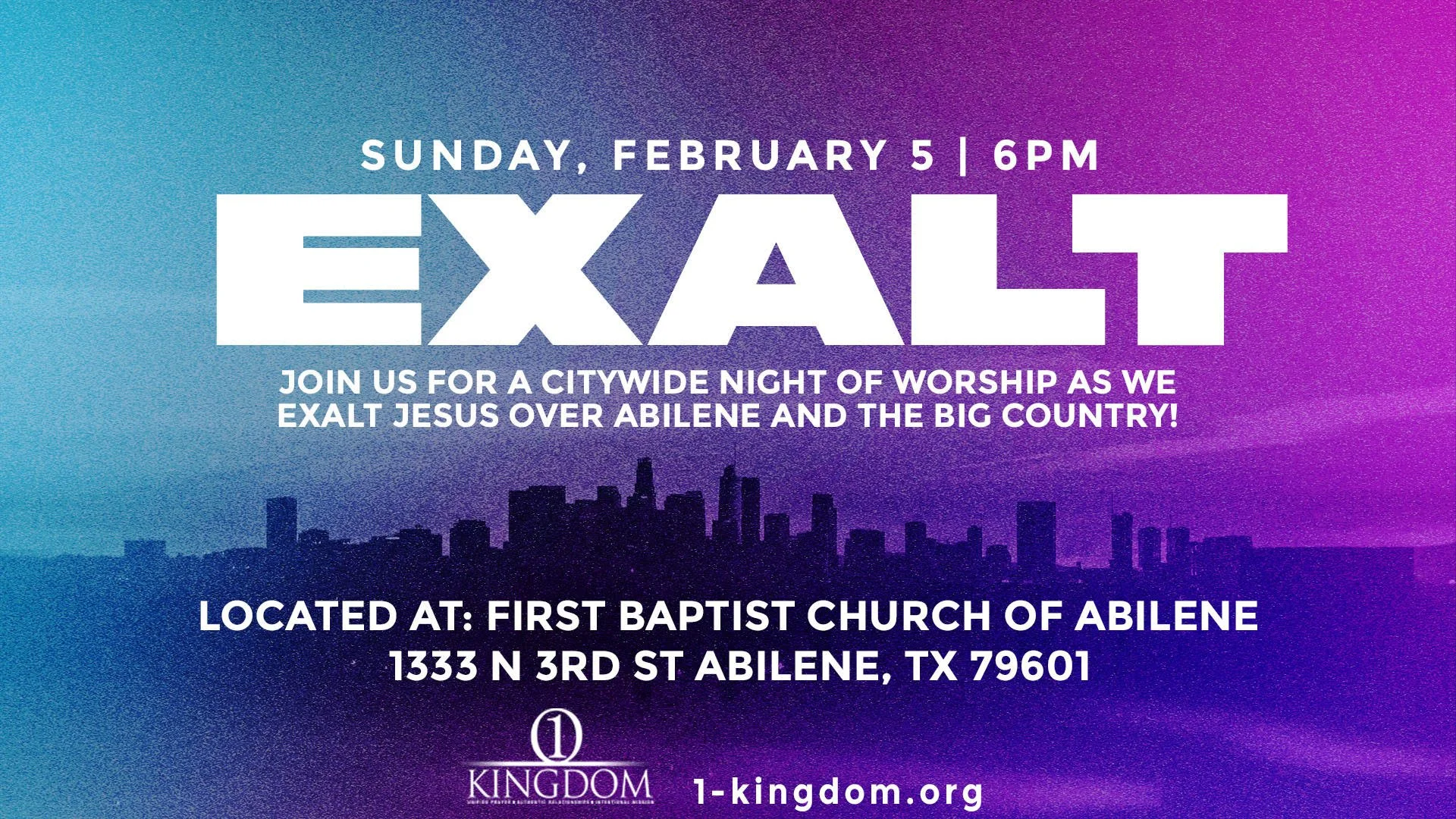 Exalt - Citywide Night of Worship