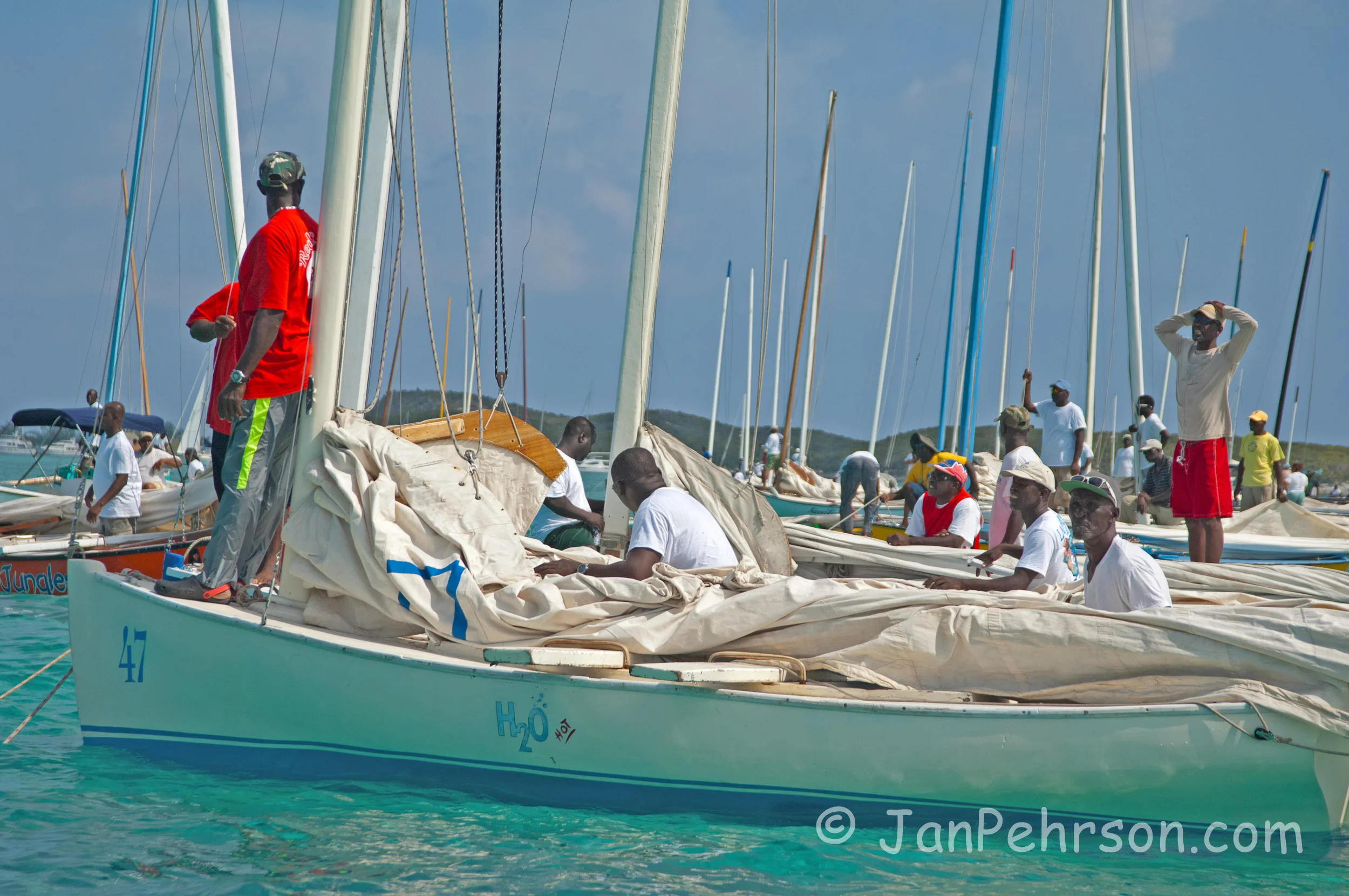 National Family Island Regatta of the Bahamas 2015 Class C -Race 2 - Start (0447)