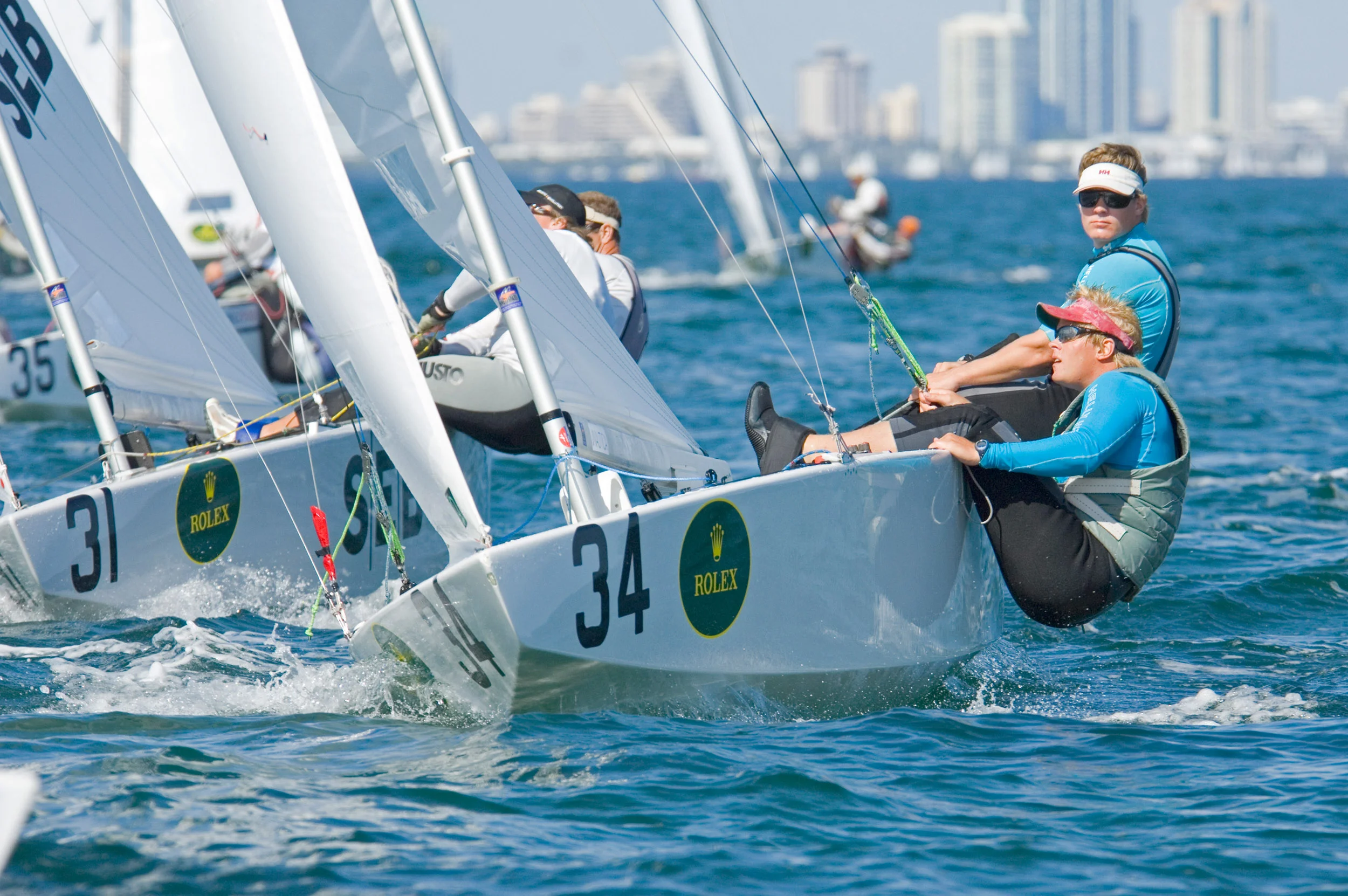 Rolex Miami Olympic Class Regatta,Miami,Florida,Day 4,Star Class,Sailors:Melleby, Eivind/Pedersen, Petter Mv?rland,Country:NOR Norway2nd in Class (01816)