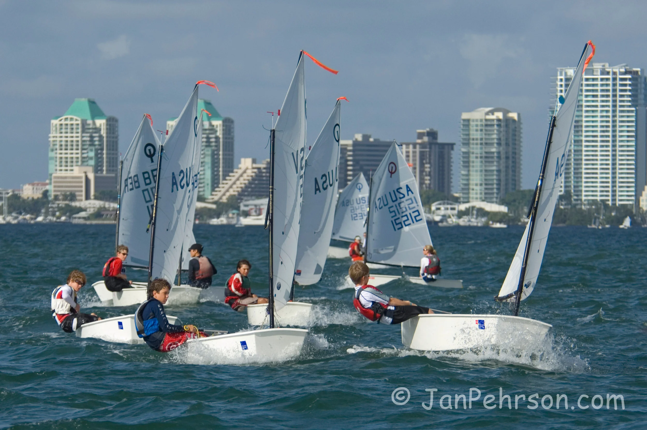 Orange Bowl International Youth Regatta 2007; Miami; Coral Reef Yacht Club; Opti Class (01256)