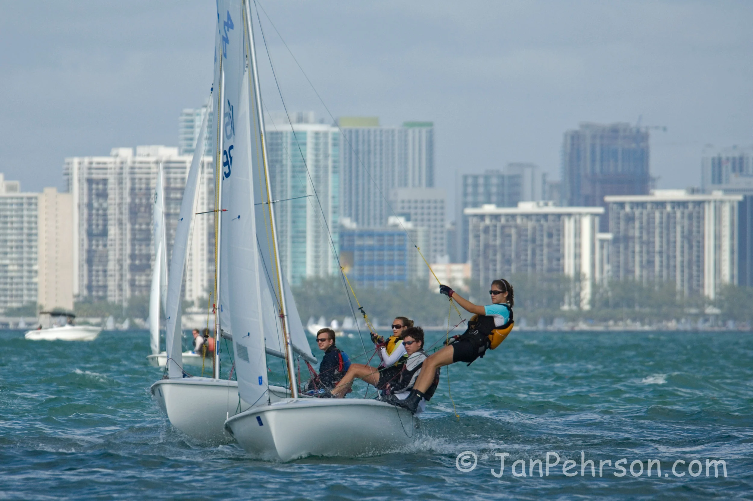 Orange Bowl International Youth Regatta 2007; Miami; Coral Reef Yacht Club; 420 Class  (02462)