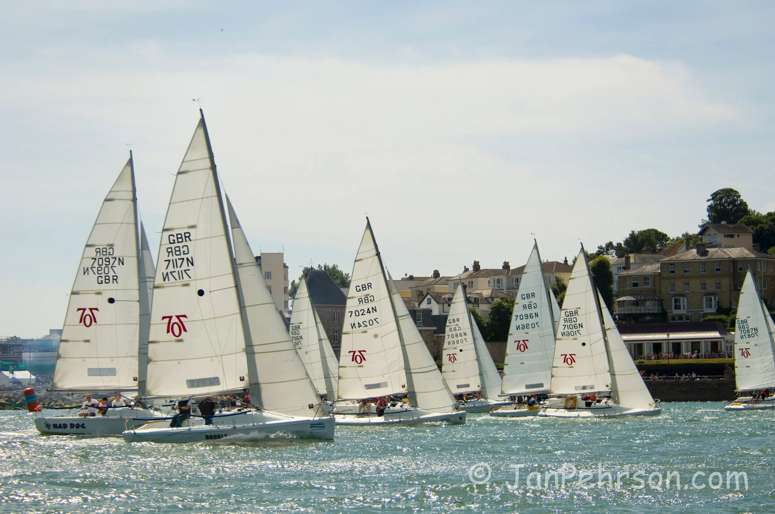 Cowes Race Week 2006 - Hunter 707 (00127)