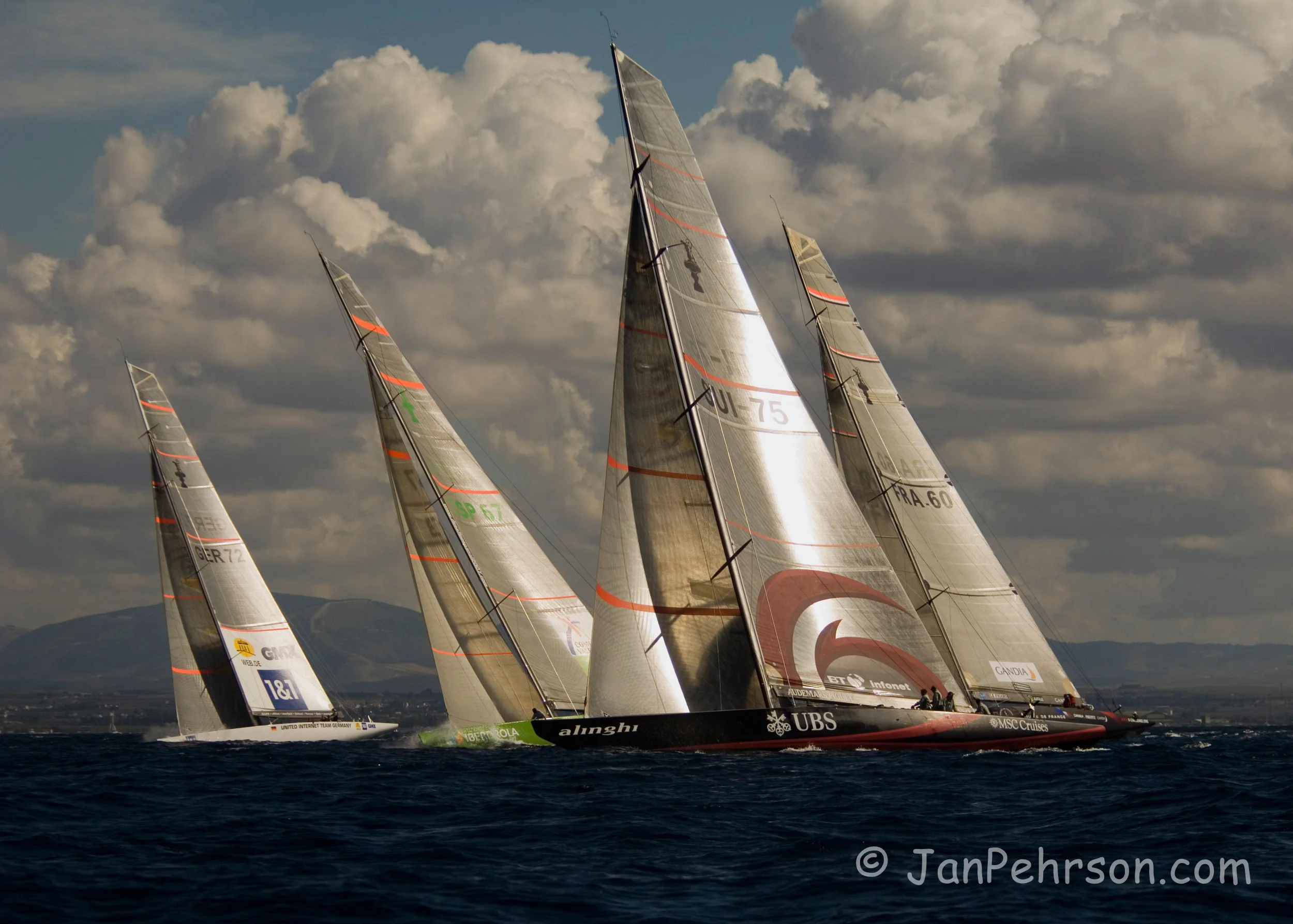 September 2005, Trapani, Sicily Americas Cup Act (02065)