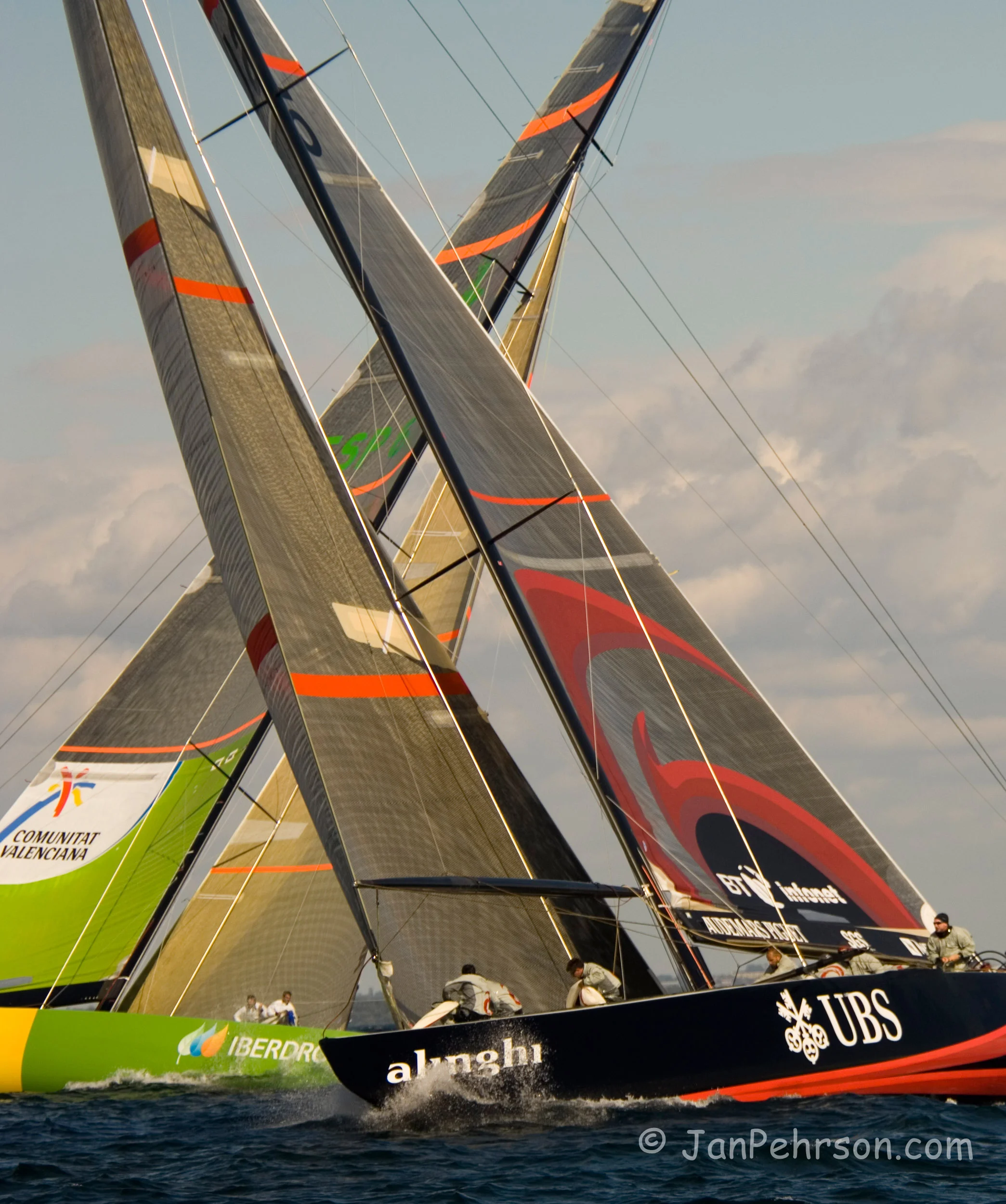 August 2005, Malmo, Sweden Americas Cup Act (00510)