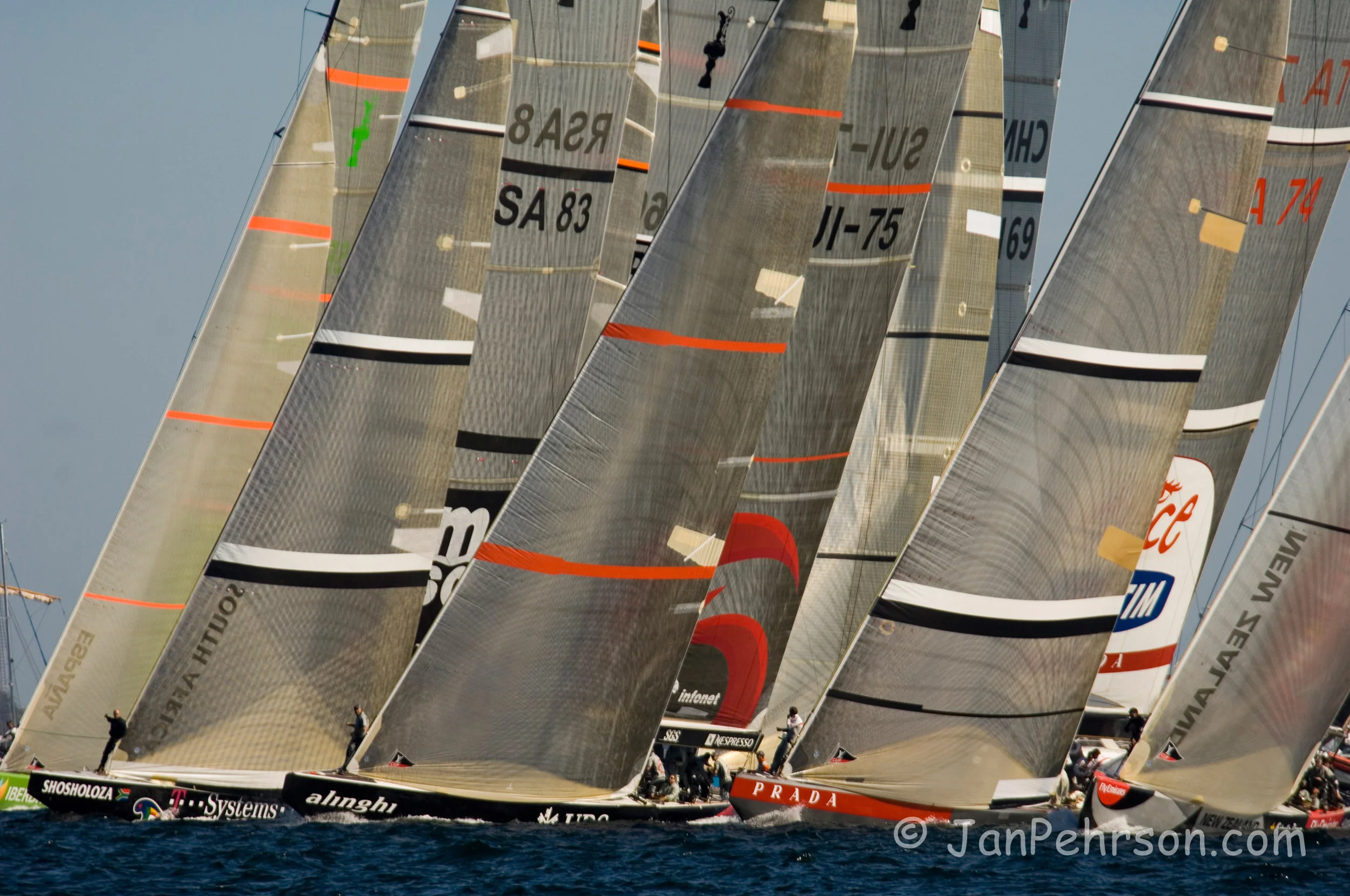 August 2005, Malmo, Sweden Americas Cup Act (02193)