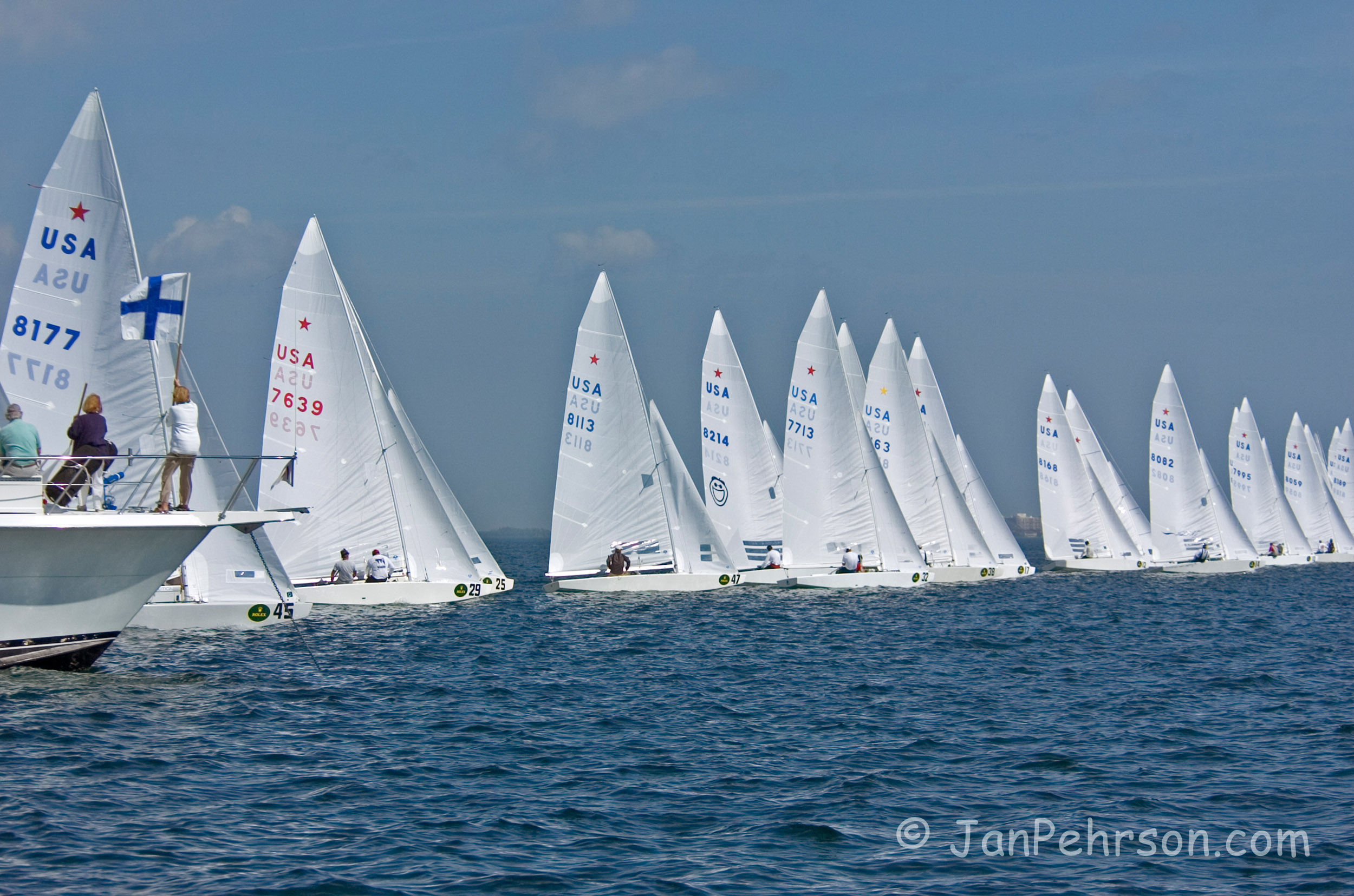 January 2005, Miami, Florida, Olympic Class Regatta, Star Class (0127_1_004)