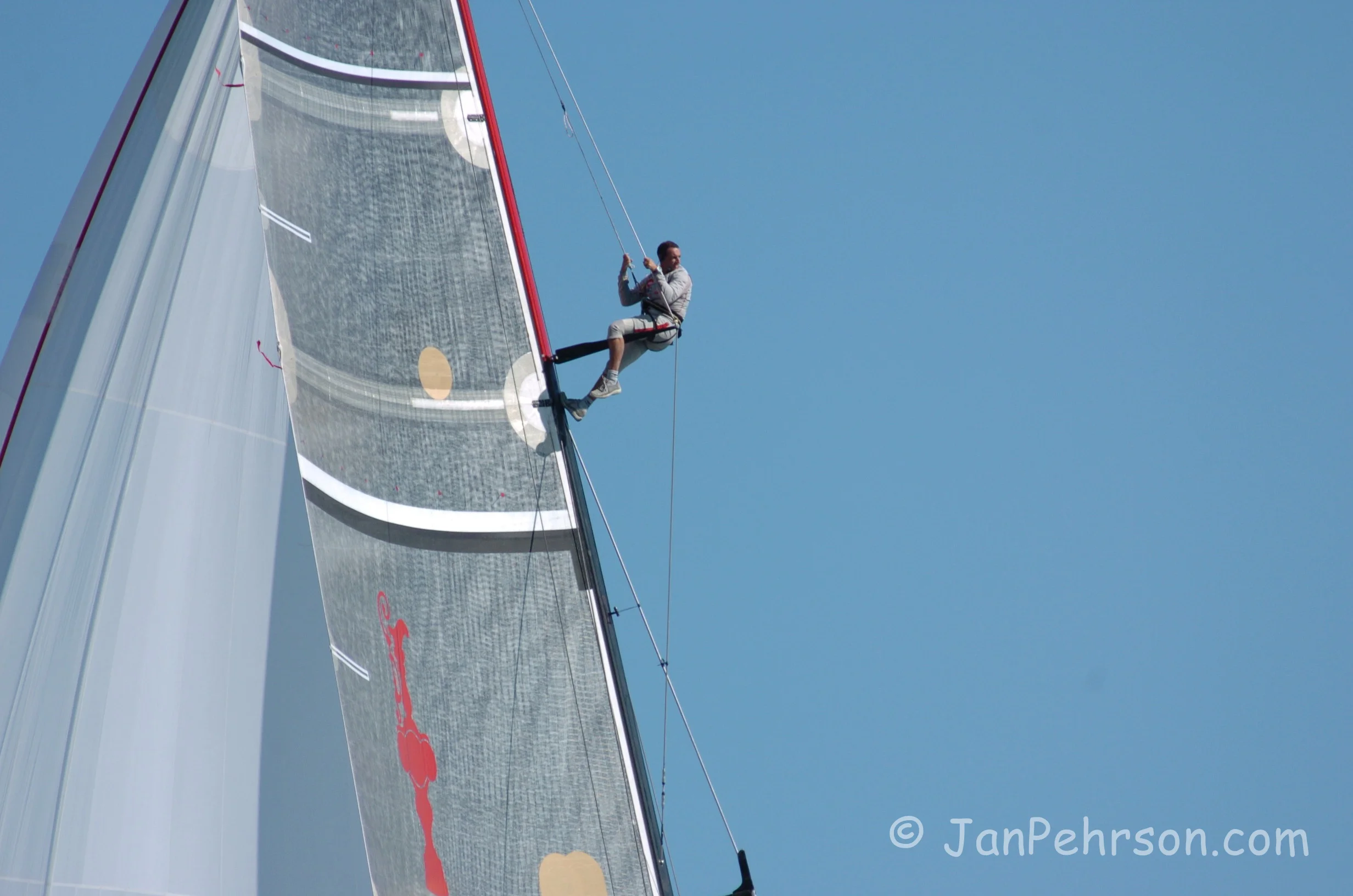 October 2004, Valencia, Spain, Americas Cup Racing, Yacht Luna Rossa (1011_3_0017)