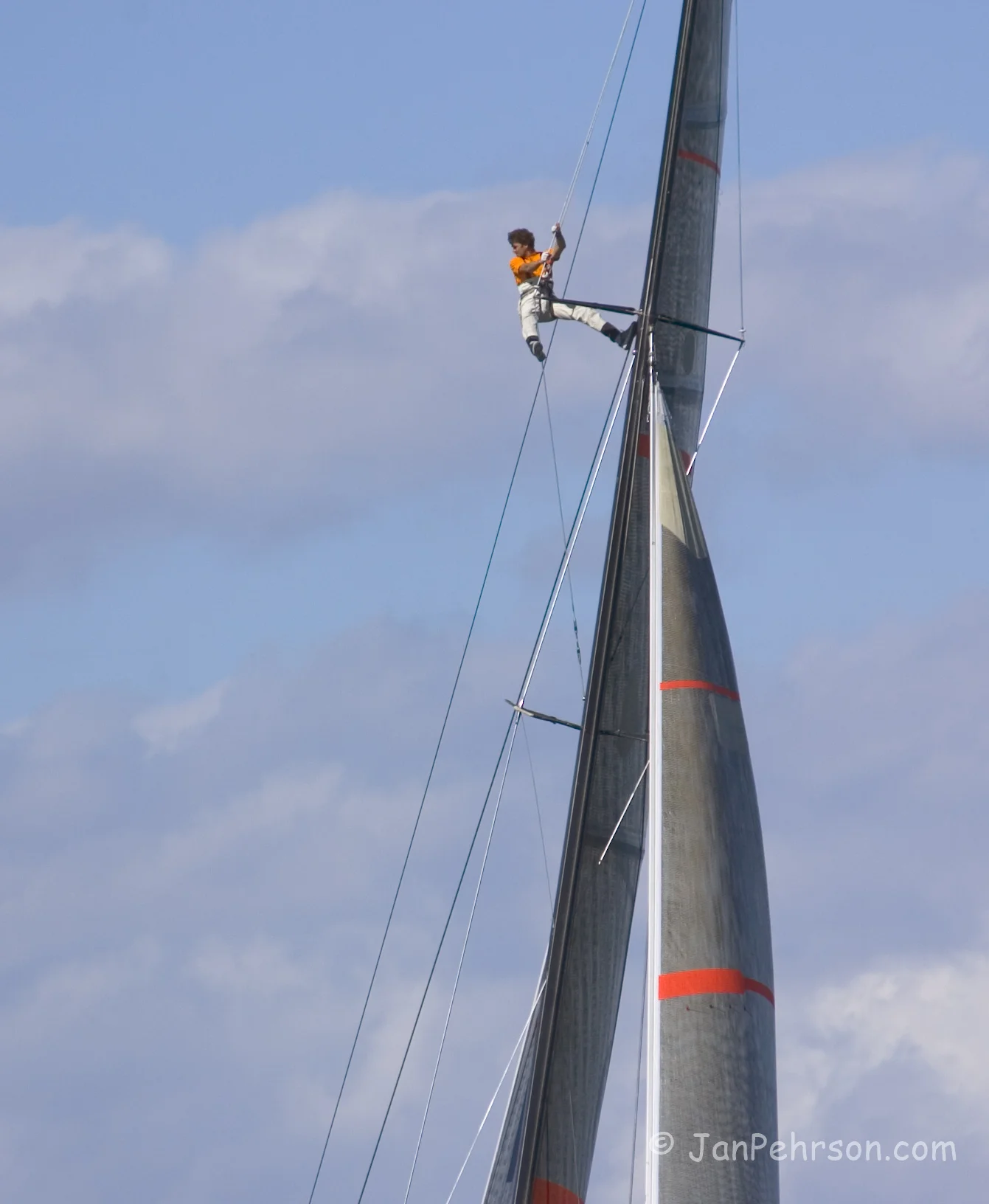 October 2004, Valencia, Spain, Americas Cup Racing, Yacht Plus 39 (1011_2_0074)