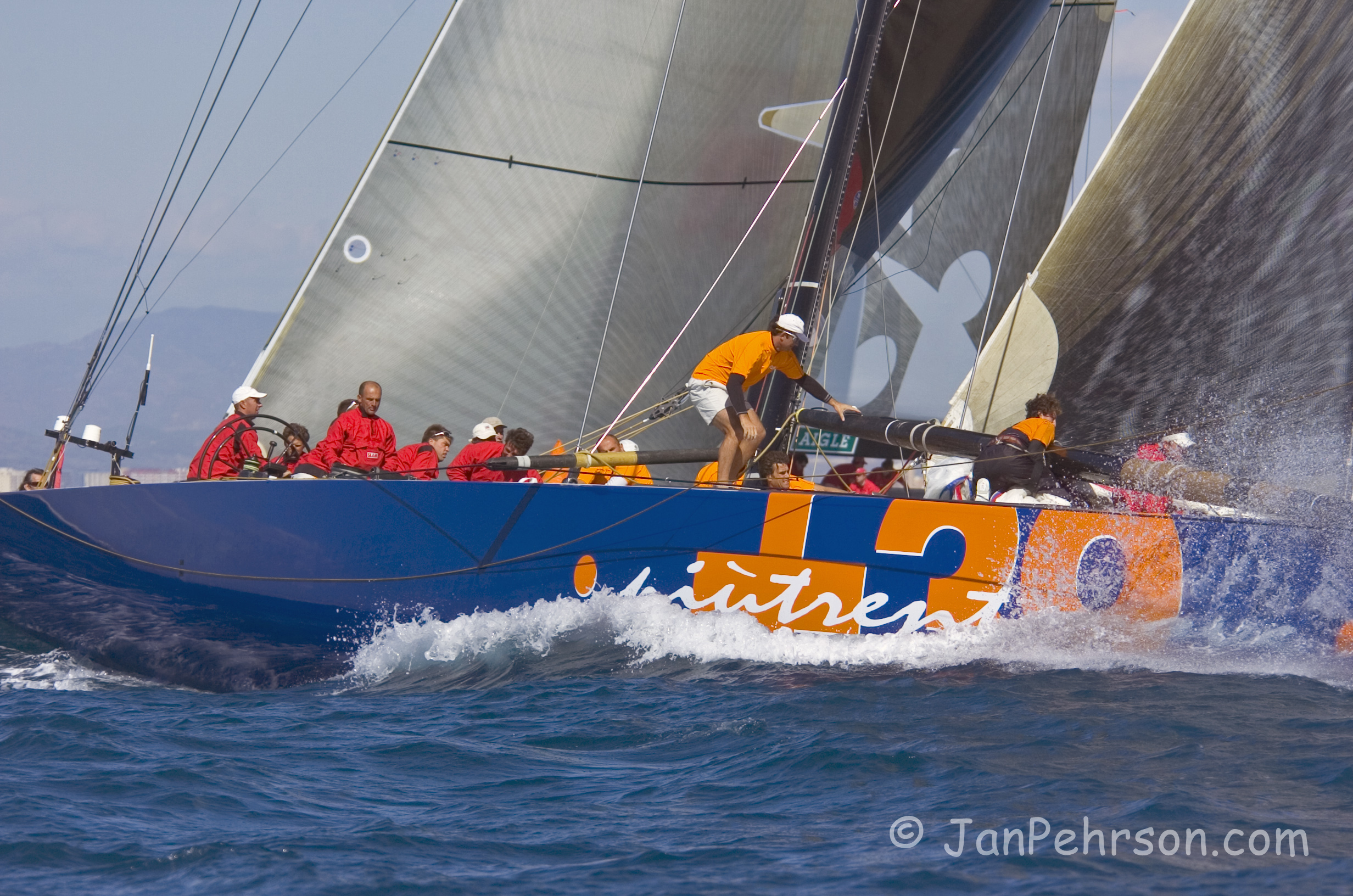 October 2004, Valencia, Spain, Americas Cup Racing, Yacht Plus 39 (1014_1_0080)