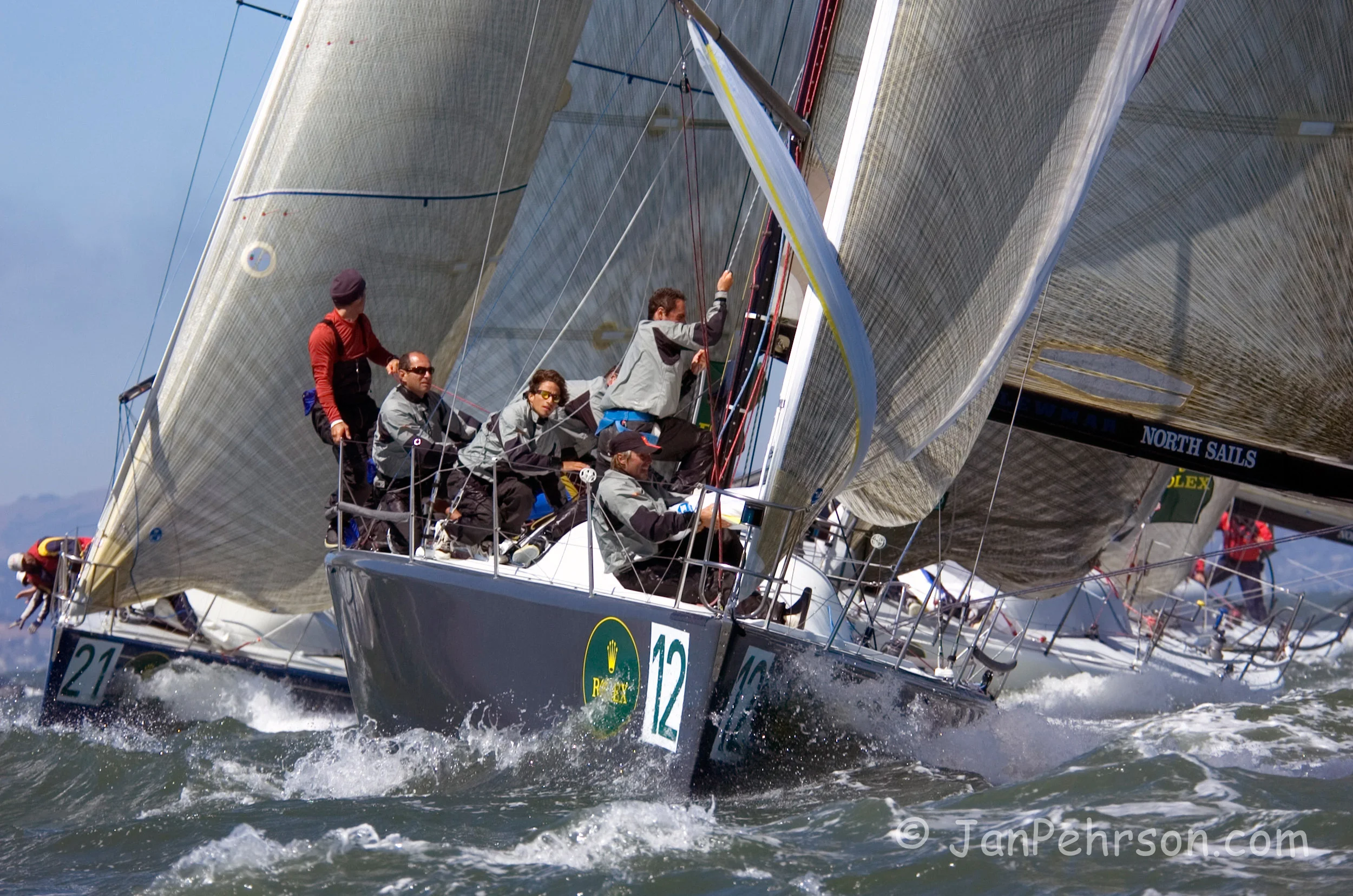 September 2004, San Francisco, California, Farr 40 Class Worlds Action (0911_3_0013)