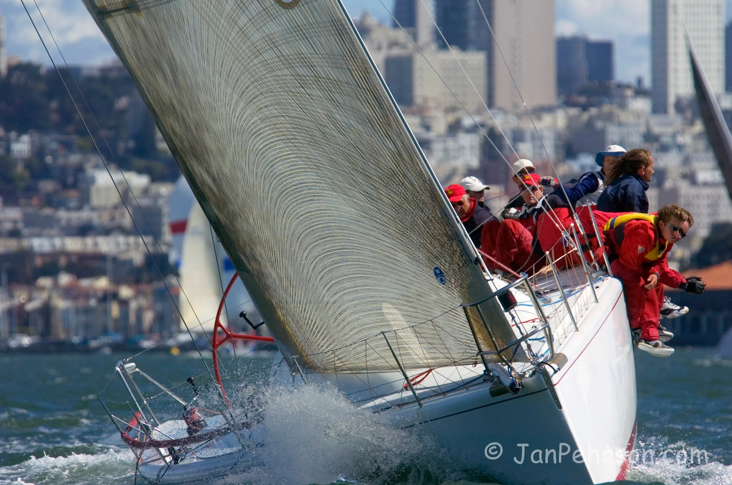 September 2004, San Francisco, CA, Big Boat Series, Farr 40 Class, StruntjeLight (0919_3_0017)